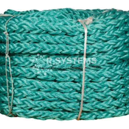 Канат полистиловый плетеный 8-ми прядный 64 мм (ПСПл8), 220 м Канат полистиловый плетеный 8-ми прядный 64 мм (ПСПл8), 220 м - основное фото