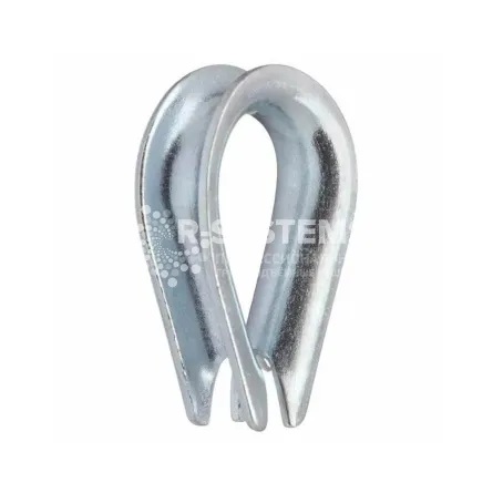 Коуш канатный DIN 3090 27-28 мм, оцинкованный - основное фото