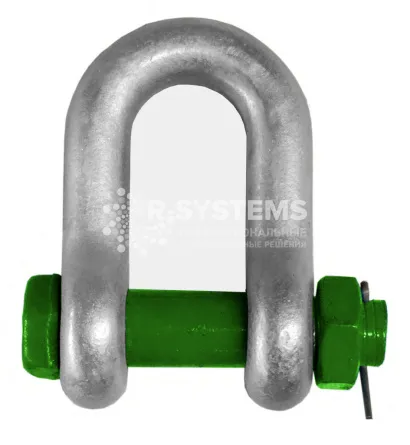 Скоба прямая с болтом и гайкой G-4153 Green Pin SAK85SL г/п 8,5 т Скоба прямая с болтом и гайкой G-4153 Green Pin SAK85SL г/п 8,5 т - основное фото