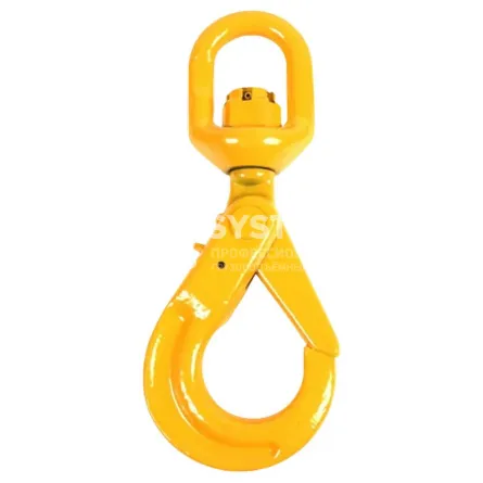 Крюк самозакрывающийся с вертлюгом 12,5 т, 8 класс - основное фото