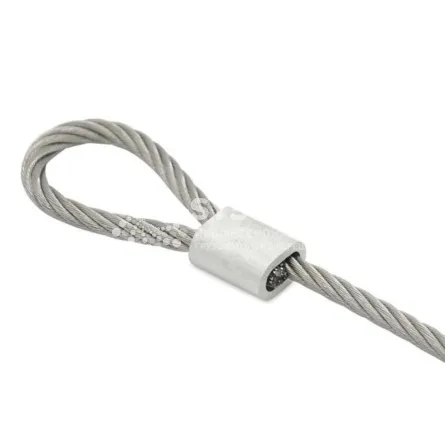 Втулка алюминиевая обжимная 8 мм, DIN 3093, - дополнительное фото 1