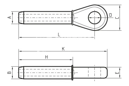 Обжимной наконечник с петлей STTE 7/16 - дополнительное фото 1