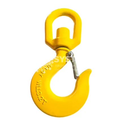 Крюк с защелкой и вертлюгом 322А г/п 11 т Крюк с защелкой и вертлюгом 322А г/п 11 т - основное фото